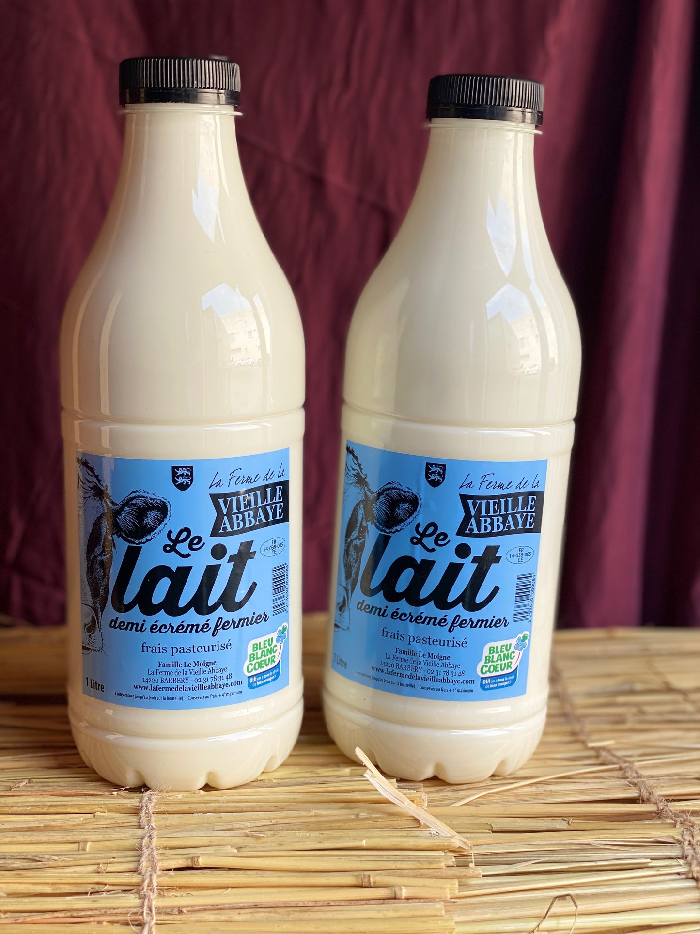 Lait Demi écrémé 1L – La table de Maitre Corbeau